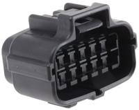2822638-1 TE Connectivity, Econoseal J 070 Mk II+ Automotive Connector Plug Black 12 Way