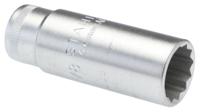 02420036 STAHLWILLE 3/8 in Drive 5/8in Deep Socket, 12 point, 60 mm Overall Length