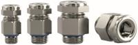 52001878 Lapp SKINDICHT Series Nickel Nickel Plated Brass Cable Gland, M8 Thread, 3.5mm min., 5mm max., IP66, IP68