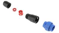 px041006p6065 Bulgin Circular Connector, 6 Contacts, In-Line, Miniature Connector, Plug, Male, IP68, Buccaneer 400 Series