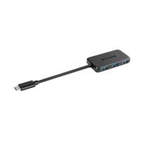 ts-hub2c Transcend 4 Port USB 3.1 USB A, USB C  Hub, USB Powered, 73.8 x 37.2 x 10.4mm