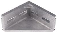 3-842-530-382 Bosch Rexroth M8 Angle Bracket, Connecting Component, Strut Profile 50 mm, Groove Size 10mm