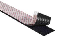 vel-ec60245 Velcro Black Hook & Loop Tape, 50mm x 2.5m
