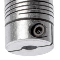 725131818 Huco Beam Coupling, 13mm Outside Diameter, 4mm Bore, 19.1mm Length Coupler