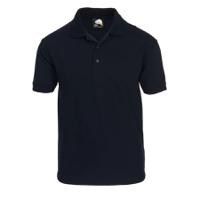 1150-10-xs Orn Eagle Navy Polyester Polo Shirt, UK- 13.5in, EUR- 35cm
