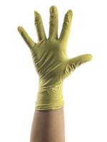 g0142 Reldeen Green Powdered Vinyl Disposable Gloves, Size 10, XL, 100 per Pack