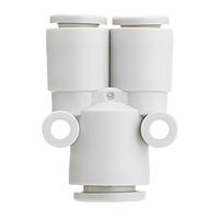 kq2u06-08a SMC KQ2 Series Union Y, 6 mm to 8 mm, Tube-to-Tube Connection Style, KQ2U06-08A