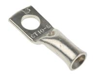 531-021 RS PRO Uninsulated Tubular Ring Terminal, M6 Stud Size to 10mm² Wire Size