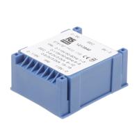 121-3840 RS PRO 2 x 9V ac 2 Output PCB Mount PCB Transformer, 6VA