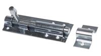 264-6407 RS PRO Steel Padlockable Zinc Door Bolt, 110mm
