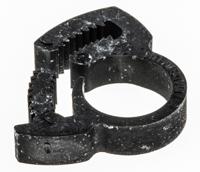 291-593 RS PRO Nylon  Snap Grip Hose Clamp, 4.6mm Band Width, 7.9 → 9.6mm ID