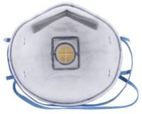 3m-aura-9922 3M 9900 Speciality Series Respirator Mask for Nuisance Odour Protection, FFP2, Valved, Moulded 10 per Package