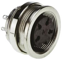 c091-31n004-1002 Amphenol C 091 D Series, 4 Pole Din Socket Socket, 5A, 300 V ac/dc IP67, Screw On