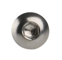 183-8626 RS PRO Stainless Steel Hex Socket Button Screw, ISO 7380, M4 x 8mm