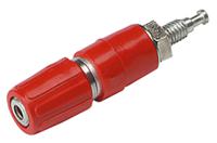 930268101 Hirschmann Test & Measurement Red Female Banana Socket, 2mm Connector, Solder Termination, 6A, 30 V ac, 60V dc