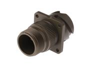 97b-3100a-18-1p Amphenol Limited, 97B, Brass 10 Way Wall Mount MIL Spec Circular Connector Receptacle, Pin Contacts,Shell Size 18,