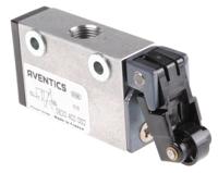 0820402002 EMERSON ? AVENTICS Roller 3/2 Pneumatic Manual Control Valve ST Series, G 1/8, 1/8in, III B