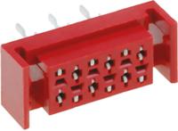 tmm-4-l-10-1 Amphenol Communications Solutions TMM Series Straight Through Hole Mount PCB Socket, 10-Contact, 2-Row, 1.27mm Pitch,