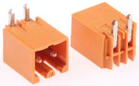 1605070000 Weidmuller, 3.5mm Pitch, OMNIMATE SL, 2 Way, Right Angle, Pluggable Terminal Block, Header, Through Hole, Solder