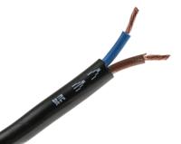 775-5870 RS PRO 3182Y 2.5 mm² 2 Core Power Cable, H05VV-F, Black PVC, 100m