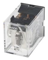 my3-24vac Omron Plug In Power Relay, 24V ac Coil, 5A Switching Current, 3PDT