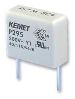 p295bq472m500a KEMET P295 Paper Capacitor, 500V ac, ±20%, 4.7nF, Through Hole