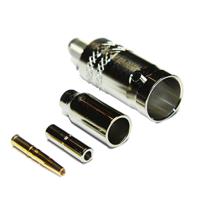 10-056-b36-ab COAX Connectors, Jack Cable Mount BNC Connector, 75Ω, Crimp Termination, Straight Body