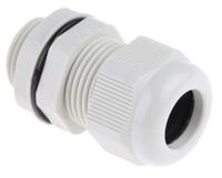 822-9741 RS PRO Grey Nylon Cable Gland, M20 Thread, 10mm min., 14mm max., IP68