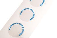 445-3789 RS PRO Adhesive Pre-Printed Adhesive Label-Calibration Void If Seal Broken-. Quantity: 90