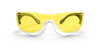140101 Moldex ADAPT Anti-Mist UV Safety Glasses, Yellow Polycarbonate Lens