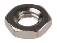122-4401 RS PRO, Plain Stainless Steel Hex Nut, DIN 439, M4