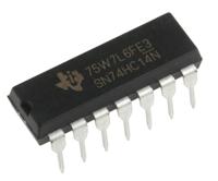 sn74hc14n Texas Instruments SN74HC14N Hex Schmitt Trigger Inverter, 14-Pin PDIP