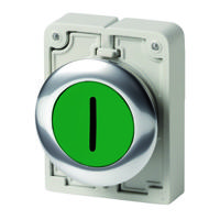 182931-m30c-fdr-g-x1 Eaton RMQ Titan M30 Series Push Button, Momentary, 30.5mm Cutout, IP66, IP67, IP69K