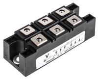 vs-60mt160kpbf Vishay Bridge Rectifier Module, 75A, 1600V, 3-phase, 6-Pin