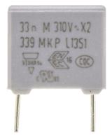 bfc233920333 Vishay MKP 339 Polypropylene Film Capacitor, 310V ac, ±20%, 33nF, Through Hole