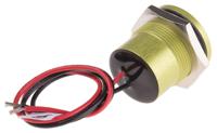898-7766 RS PRO Yellow Panel Mount Indicator, 22mm Mounting Hole Size, Lead Wires Termination, IP67