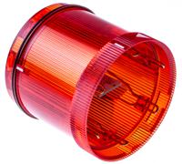 64410075 Werma KombiSIGN 71 Series Red Steady Effect Beacon Unit, 24 V, LED Bulb, AC, DC, IP65