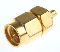 adp-smam-mmcxm RF Solutions Straight 50Ω RF Adapter SMA Plug to MMCX Plug