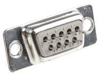 8-1393483-7 TE Connectivity 9 Way Through Hole D-sub Connector Socket, 2.74mm Pitch