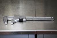 105375 Facom Adjustable Spanner, 375 mm Overall, 80mm Jaw Capacity, Metal Handle