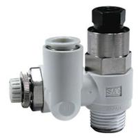 asp330f-01-06s-x207 SMC ASP Series Threaded Fitting, R 1/8 Inlet Port x M5 x 0.8 Outlet Port, ASP330F-01-06S-X207