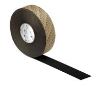 bad50n 3M Black PVC 20m Hazard Tape, 1mm Thickness