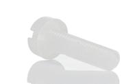232-6930 RS PRO Slot M3  Cheese Head Nylon Machine Screws DIN 84 x 6.0mm