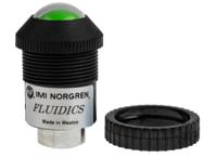5vs-421-800 Norgren Green, Red Panel Mounting Visual Indicator, 8.6bar, G 1/8 inlet port, 30mm mount hole