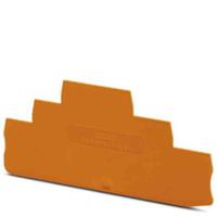 1029590 Phoenix Contact D-PT 1,5/S Series End Cover for Use with DIN Rail Terminal Blocks