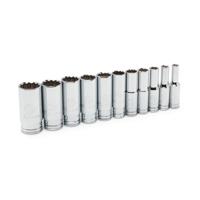 80563 GearWrench 11-Piece Imperial 3/8 in Deep Socket Set , 12 point