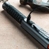 ne1033-g NEBO Big Larry Pro LED Safety Torch Grey - Rechargeable 600 lumens, 197 mm