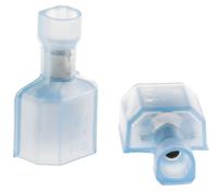 3-520107-2 TE Connectivity Ultra-Fast .250 Blue Insulated Male Spade Connector, Tab, 6.3 x 0.8mm Tab Size, 1.3mm² to 2mm²