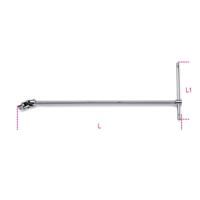 92040 BETA 920/40 1/2 in Swivel T Handle, 490 mm Overall