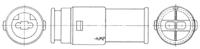 172205-1 TE Connectivity, Econoseal J Mk I Automotive Connector Plug Natural Cable Mount 4 Way, Crimp Termination